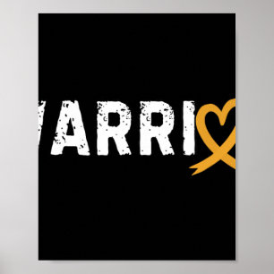 Krieger-Anhang Krebs Kämpfer Herz Amber Band Poster