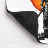 Krieger Barbar mittelalterliche Fantasie Hummer Mo Mousepad (Ecke)