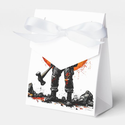 Krieger Barbar mittelalterliche Fantasie HummerGef Geschenkschachtel (Vorderseite)