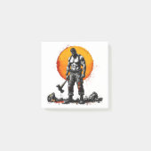 Krieger Barbar mittelalterliche Fantasie Post-It-N Post-it Klebezettel (Vorderseite)