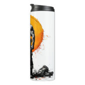 Krieger Barbar mittelalterliche Fantasie Thermal T Thermosbecher (Nach rechts gedreht)