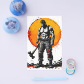 Krieger barbarische mittelalterliche Fantasie Humm Flyer (Einzeln)