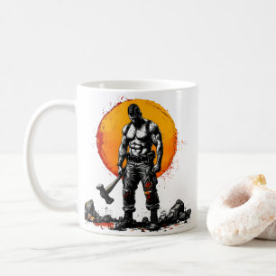 Krieger barbarische mittelalterliche Fantasie Humm Kaffeetasse