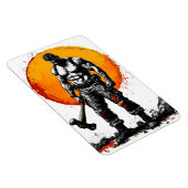 Krieger barbarische mittelalterliche Fantasie Humm Magnet (Rechte Seite)