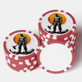 Krieger barbarische mittelalterliche Fantasie Humm Pokerchips (Stapel)