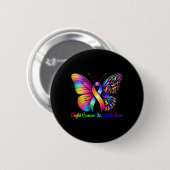 Krieger bekämpfen Krebs in allen Farben Button (Vorne & Hinten)