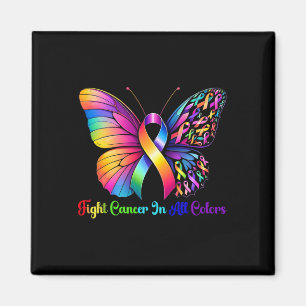 Krieger bekämpfen Krebs in allen Farben Magnet