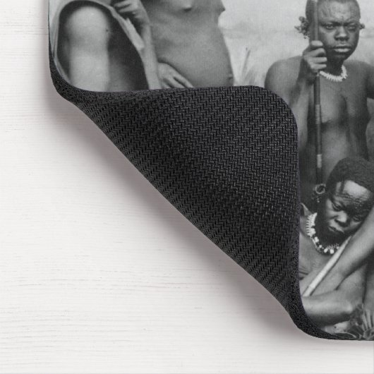 Krieger, Belgian Congo, 1894 Mousepad (Ecke)