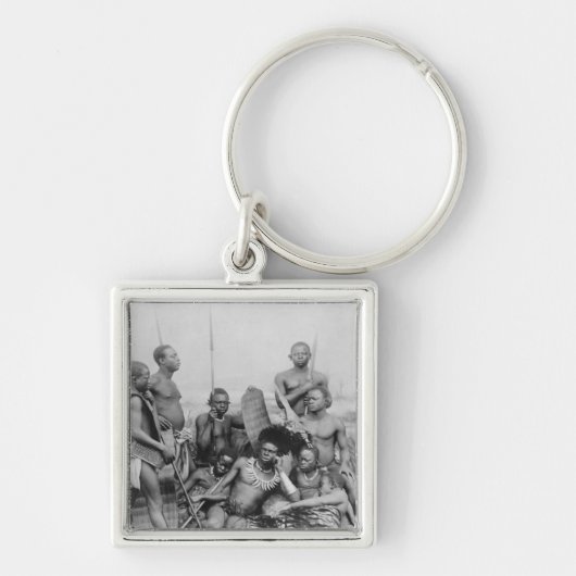Krieger, Belgian Congo, 1894 Schlüsselanhänger (Vorne)