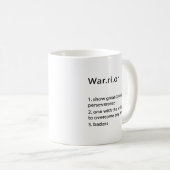 Krieger, Benutzerdefiniertes Krieger-Geschenk, Ano Kaffeetasse (VorderseiteRechts)