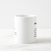 Krieger, Benutzerdefiniertes Krieger-Geschenk, Ano Kaffeetasse (Mittel)