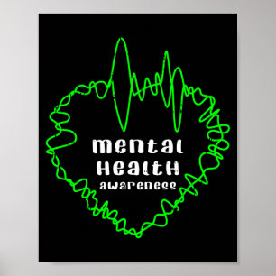 Krieger Berater für psychische Gesundheitsaufkläru Poster