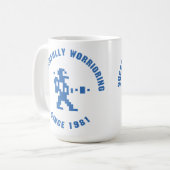Krieger - blau kaffeetasse (Vorderseite Links)