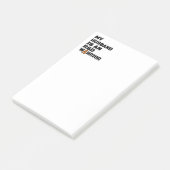 Krieger/Block/Ehemann...RSD Post-it Klebezettel (angewinkelt)