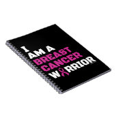 Krieger/Block/Ich bin...Brustkrebs-Notebook Notizblock (Rechte Seite)