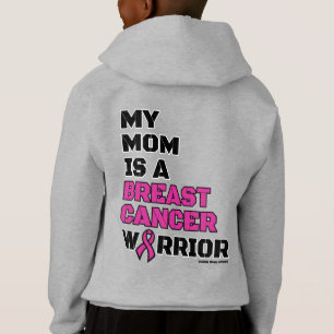 Krieger/Block/Mama...Brustkrebs Hoodie