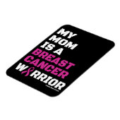 Krieger/Block/Mama...Brustkrebs Magnet (Linke Seite)