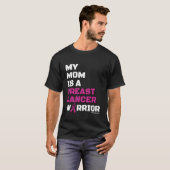 Krieger/Block/Mama...Brustkrebs T-Shirt (Vorne ganz)