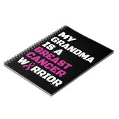 Krieger/Block/Oma...Brustkrebs-Notebook Notizblock (Linke Seite)