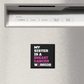 Krieger/Block/Schwester...Brustkrebs Magnet (In Situ (Geschirrspüler))