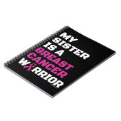 Krieger/Block/Schwester...Brustkrebs-Notebook Notizblock (Linke Seite)