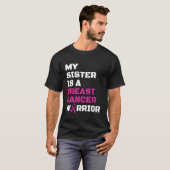 Krieger/Block/Schwester...Brustkrebs T-Shirt (Vorne ganz)
