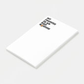 Krieger/Block/Tochter...RSD Post-it Klebezettel (angewinkelt)