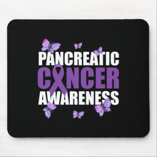 Krieger Butterfly Lila Bauchspeicheldrüsenkrebs Mousepad