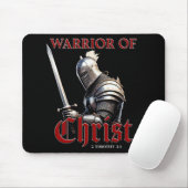 Krieger Christi 2 Timothy 2:3 Christliche Bibel Mousepad (Mit Mouse)