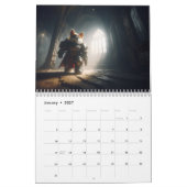Krieger Corgis Kalender (Jan 2027)