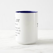 Krieger Definitions-Tasse Tasse (Zentrum)