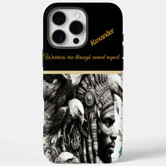 Krieger der Adler in freier Wildbahn. Case-Mate iPhone Hülle (Rückseite)