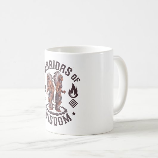 Krieger der Weisheit Kaffeetasse (VorderseiteRechts)
