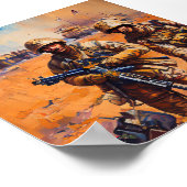 Krieger der Wüstensturme: Explosionsgefahr im Golf Poster (Ecke)