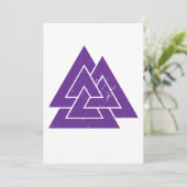 Krieger des Dreiecks Norse Mythology Krieger Gi Einladung (Stehend Vorderseite)