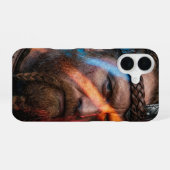 Krieger des Feuers und Eises - iPhone 16 Schutzhül Hülle (Rückseite (Horizontal))