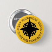 Krieger des goldenen Lichts vereinigen sich Button (Vorne & Hinten)