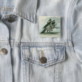 Krieger des Krähen-Stammes (w/c auf Papier) Button (Beispiel)