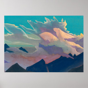 Krieger des Lichts, 1933 von Nicholas Roerich Poster