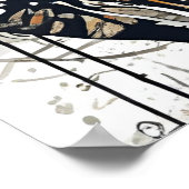 Krieger des Rhythmus - Stammestrommel Königin in B Poster (Ecke)