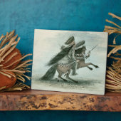 Krieger des Stammes der Kruge (w/c auf Papier) Fotoplatte (Seite)