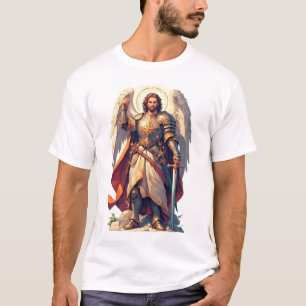Krieger-Erzengel Michael Herren T-Shirt