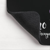 Krieger - Fibromyalgie-Unterstützung und Bewusstse Mousepad (Ecke)