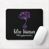 Krieger - Fibromyalgie-Unterstützung und Bewusstse Mousepad (Mit Mouse)