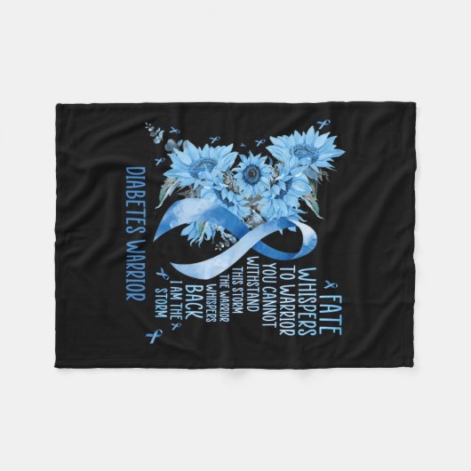 Krieger flüstern, um zu fühlen, dass ich der Sturm Fleecedecke (Vorderseite (Horizontal))