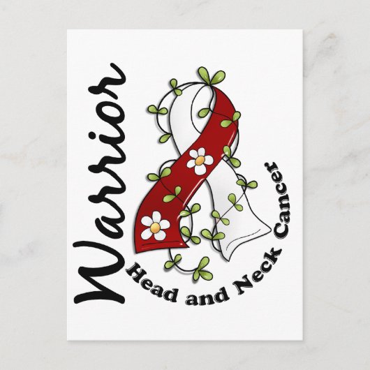 Krieger für Kopf- und Nackenkrebs 15 Postkarte (Vorderseite)