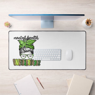 Krieger für psychische Gesundheit Schreibtischunterlage