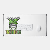 Krieger für psychische Gesundheit Schreibtischunterlage (Tastatur & Maus)