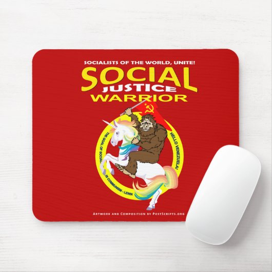 Krieger für soziale Gerechtigkeit Mousepad (Mit Mouse)