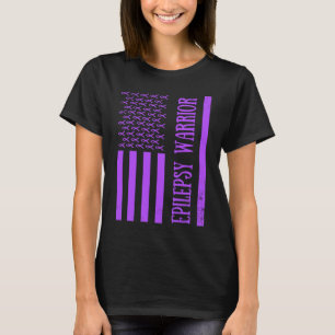 Krieger gegen Epilepsie Lila Epilepsie-Bewusstsein T-Shirt